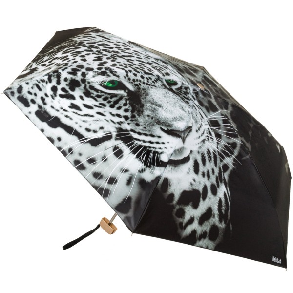 Плоский мини зонтик с леопардом RainLab 025