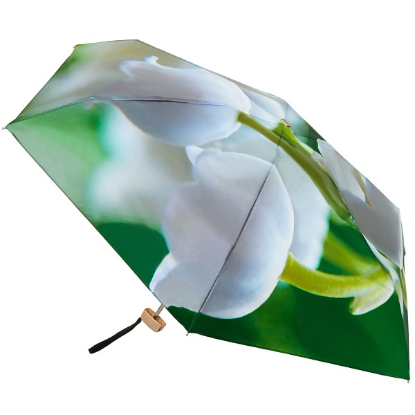 Плоский мини зонтик с ландышами RainLab 015MF