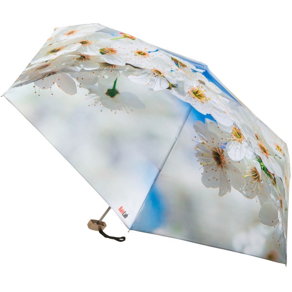 Плоский мини зонтик с цветущей яблоней RainLab 010