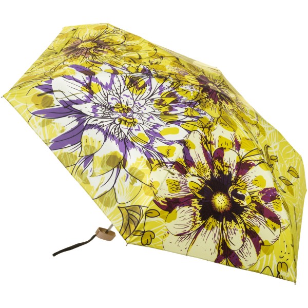 Плоский мини зонтик с цветками пассифлоры RainLab 078