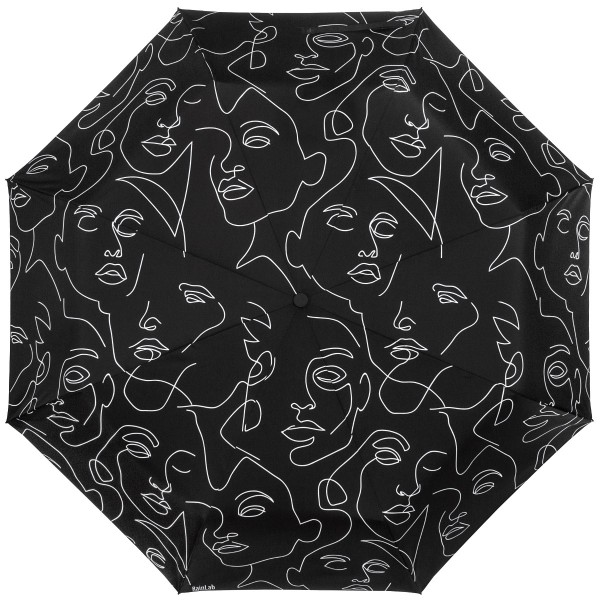 Зонтик с рисунком контурные лица RainLab 097