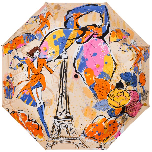 Зонтик с рисунком Парижа RainLab 099